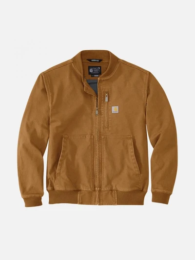 (106781) 덕 릴렉스드핏 봄버 자켓 BROWN